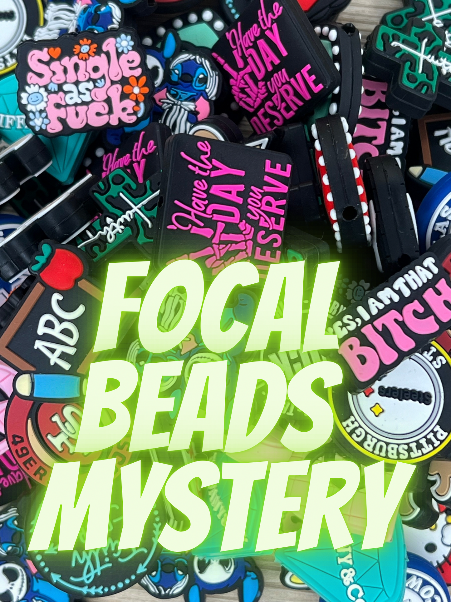 Mystery focal bead bundle